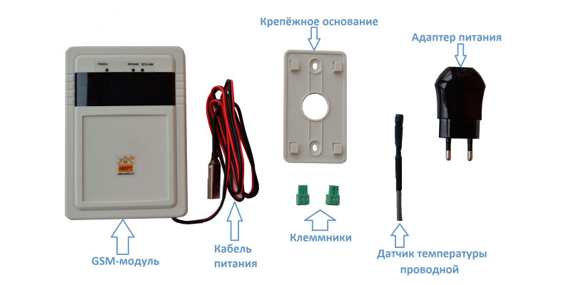 Комплект поставки Аверт Оптима-1 Базовая